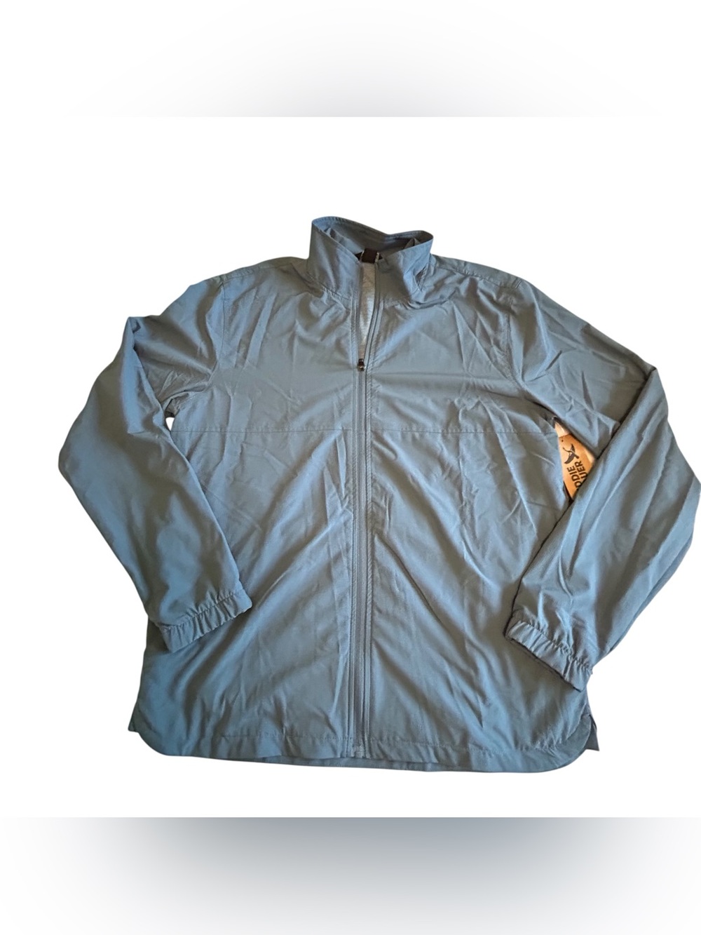 Eddie Bauer Light Blue Men's Full-Zip Windbreaker